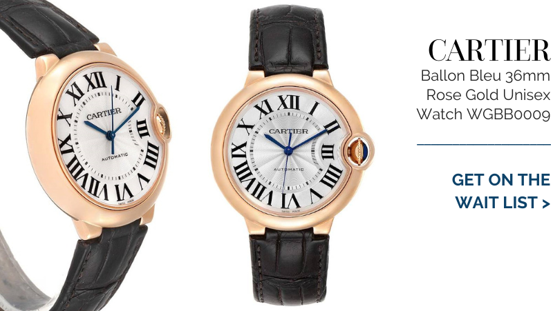 Cartier Ballon Bleu 36mm Automatic Rose Gold Unisex Watch WGBB0009