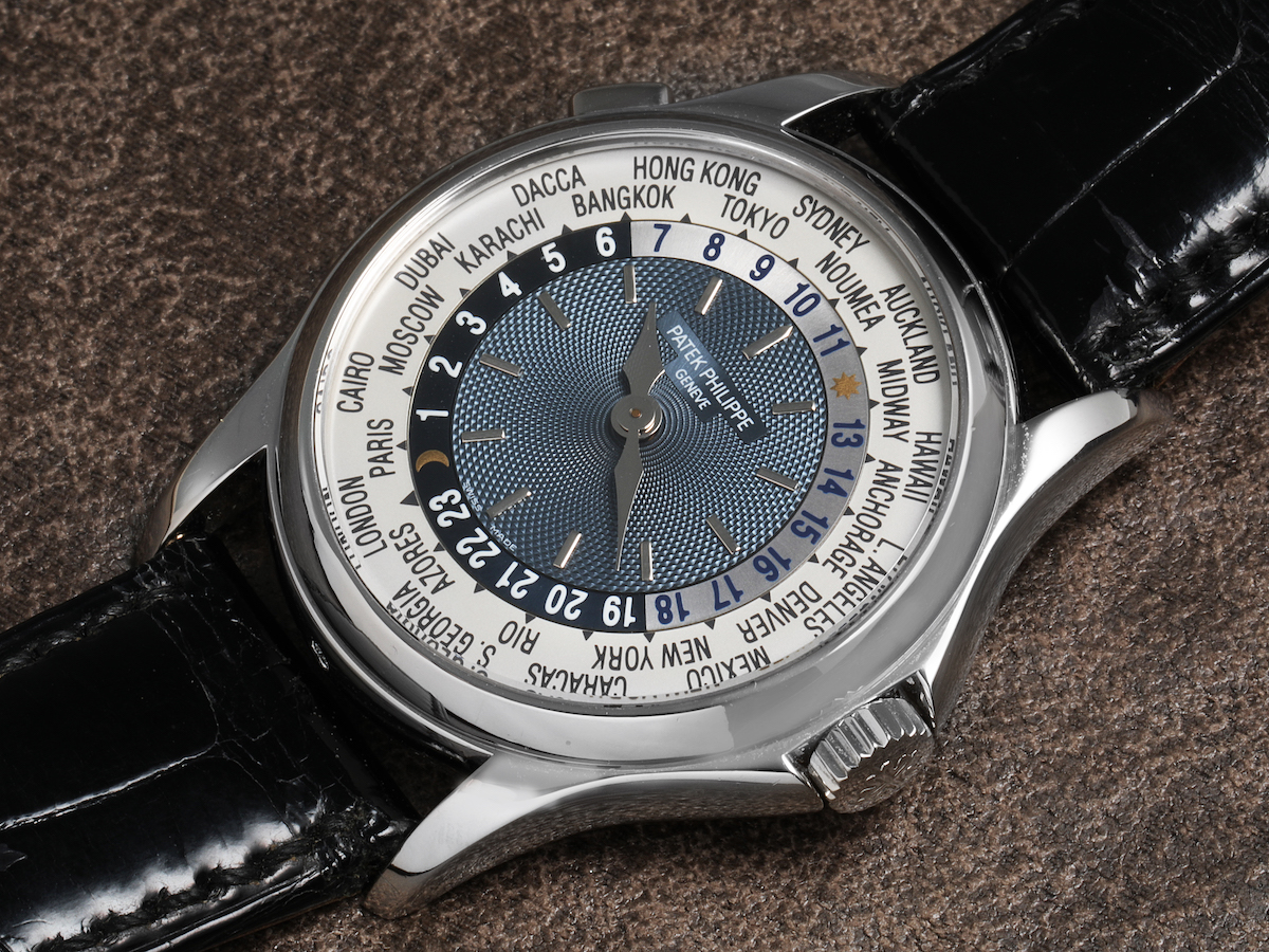Patek Philippe World Time Complications White Gold Mens Watch 5110
