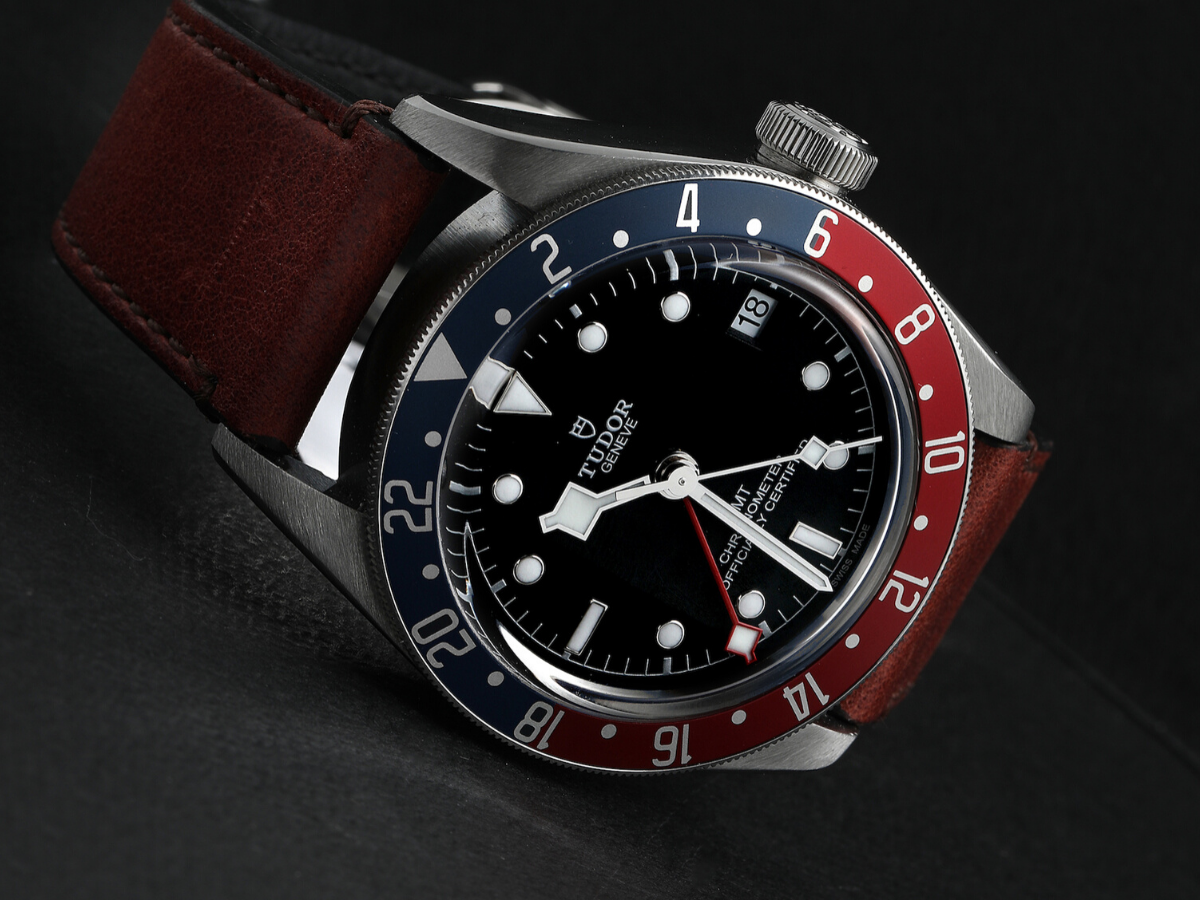 Tudor Black Bay GMT Pepsi Bezel Mens Watch 79830