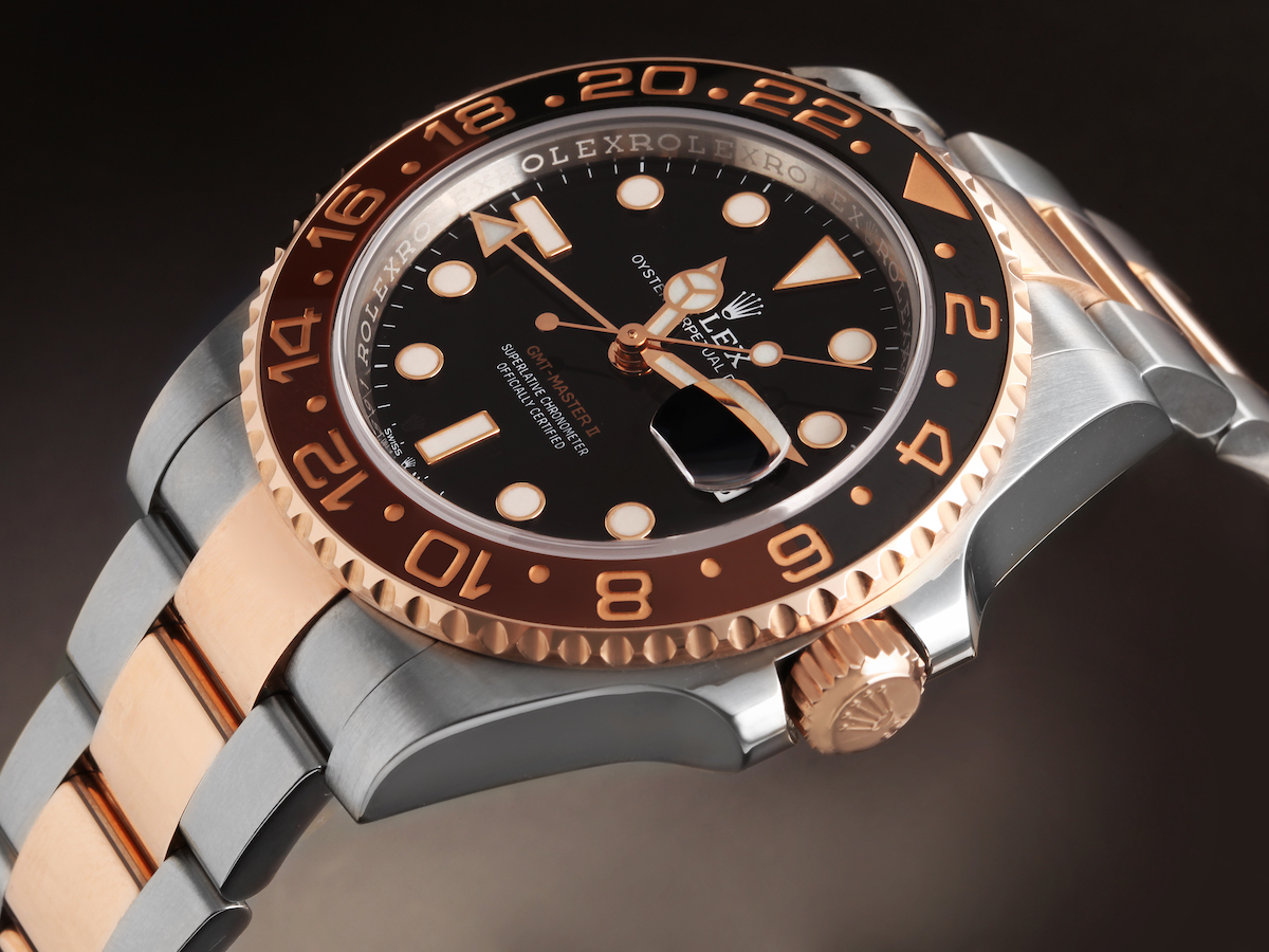 Rolex GMT Master Steel Everose Gold