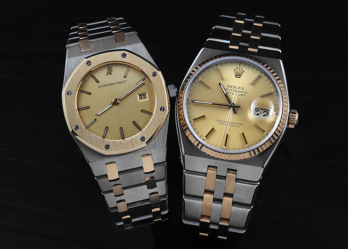 Audemars Piguet Royal Oak and Rolex Datejust Oysterquartz