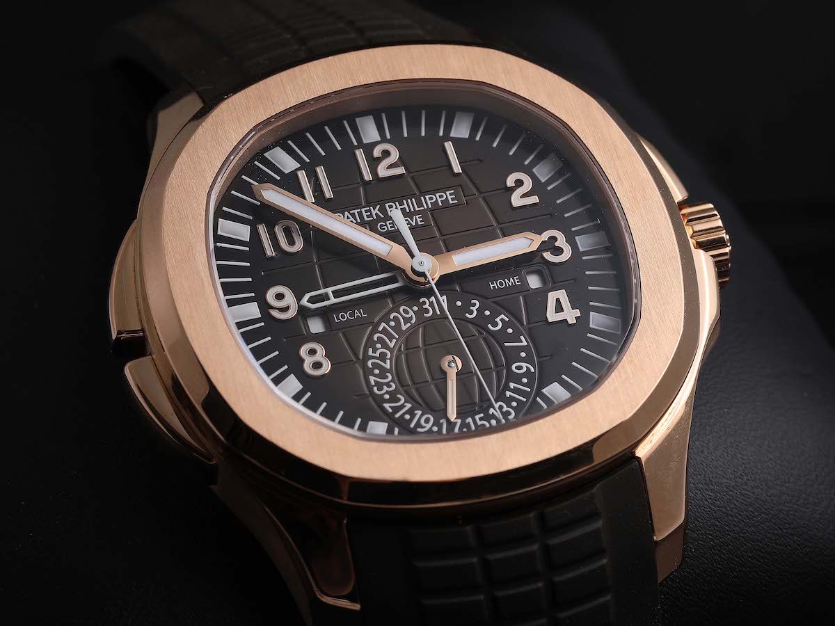 Patek Philippe Aquanaut Travel Time Ref 5164 Rose Gold