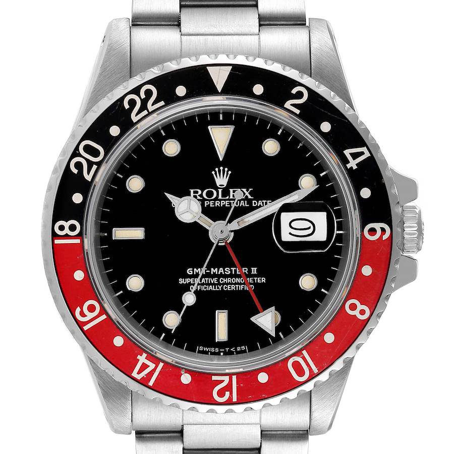 Rolex GMT Master Fat Lady Vintage Coke Black Red Bezel 16760