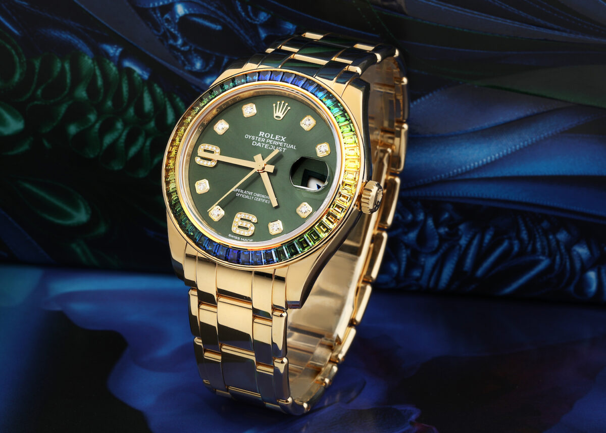 Rolex Pearlmaster 39 with Sapphire Bezels.