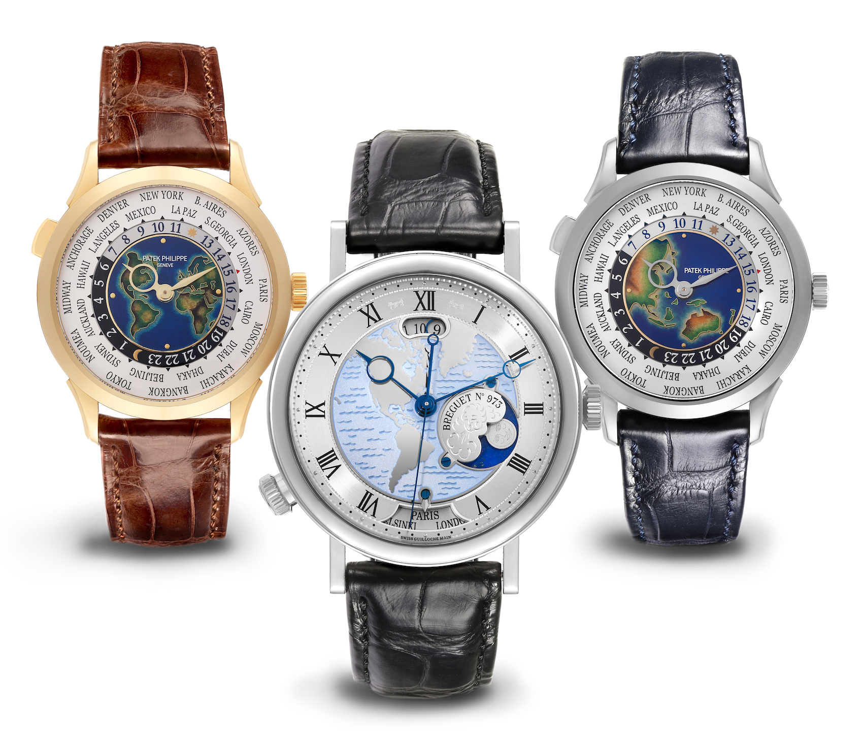 Patek Philippe World Time 5231 Watches with Classique Hora Mundi Platinum