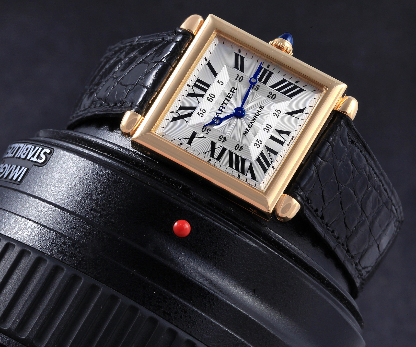 Cartier Tank Obus Yellow Gold Privee Paris CPCP Manual Watch W1527551