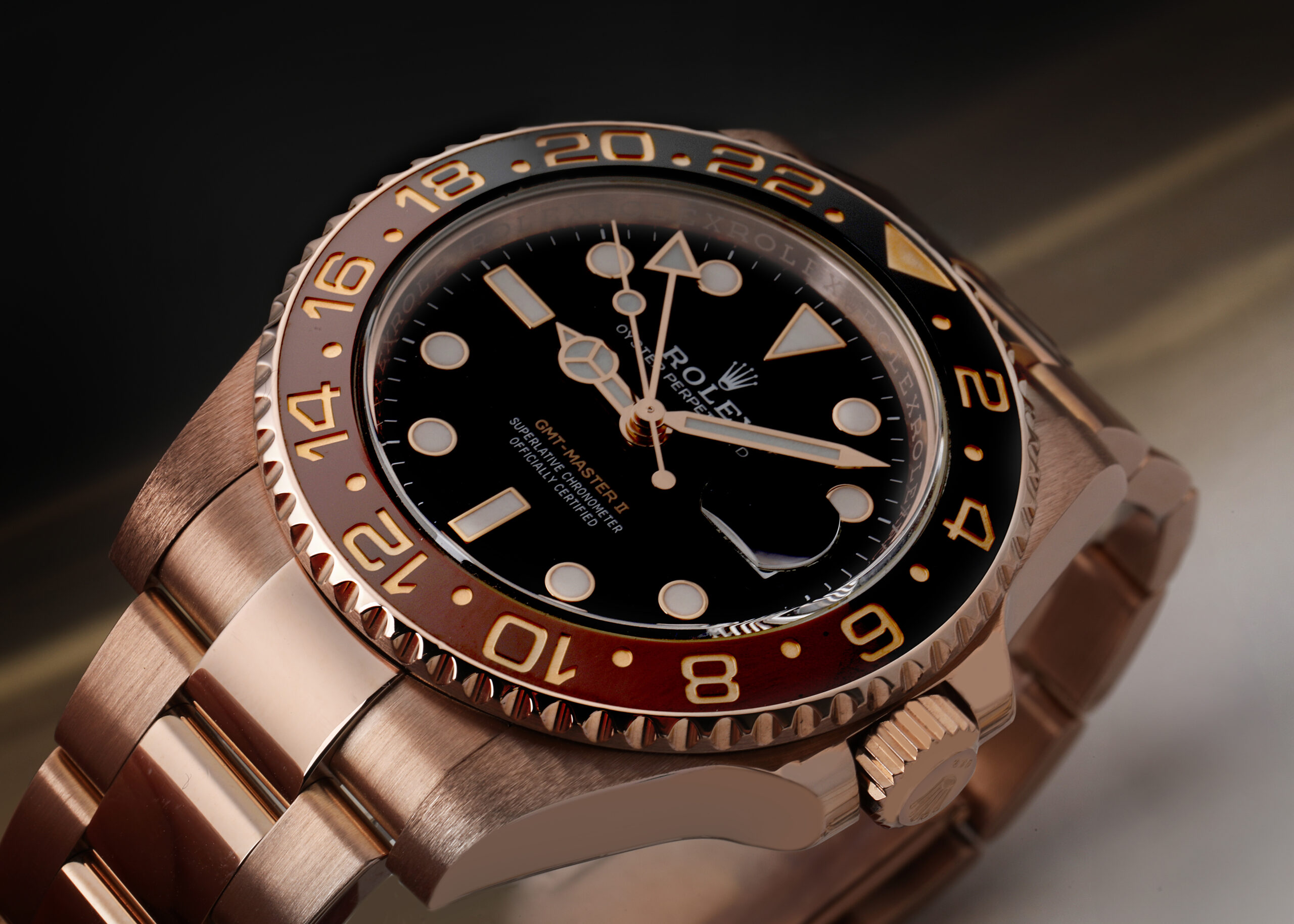 Rolex GMT-Master II Root Beer Everose Gold 126715CHNR