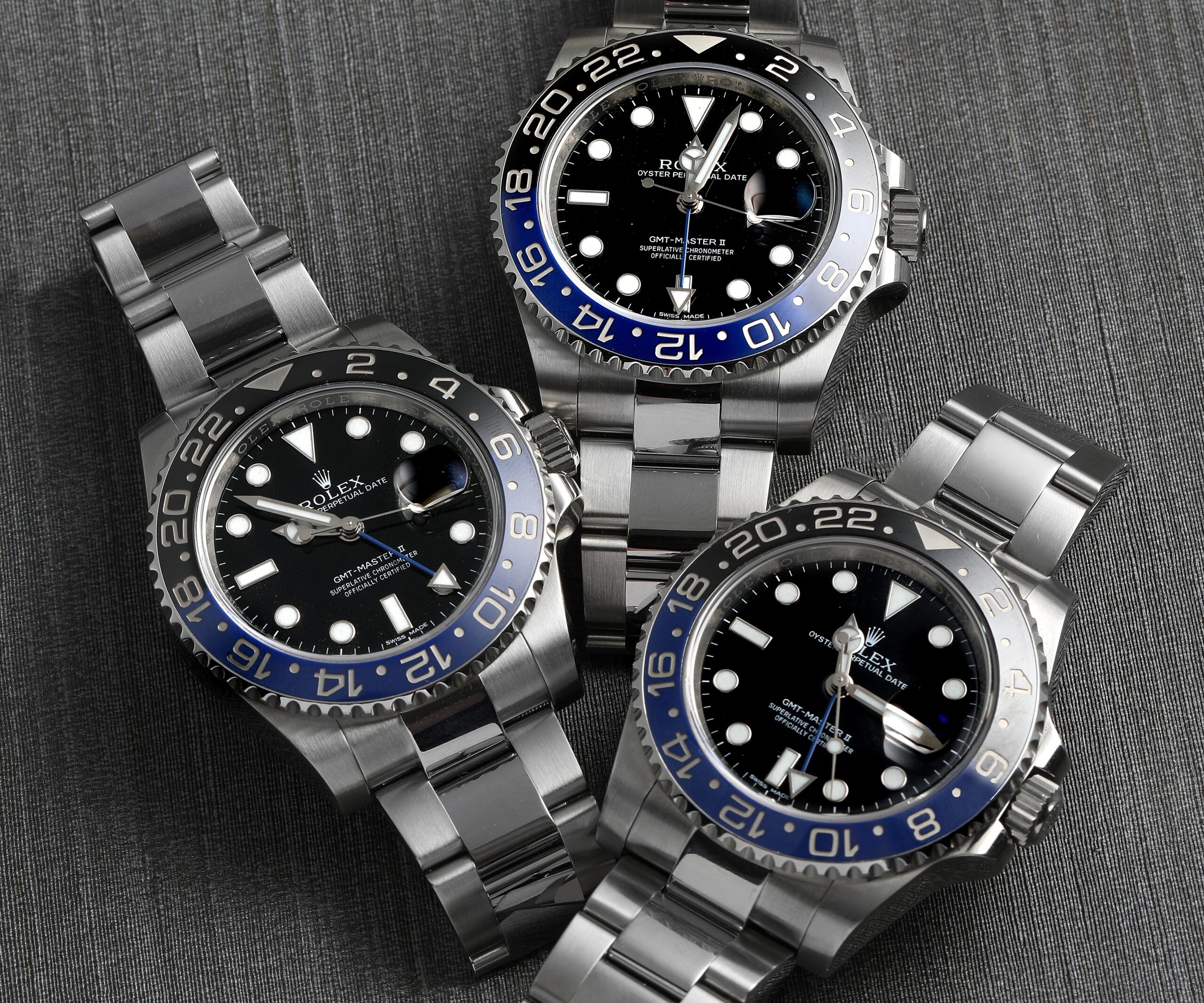 Rolex GMT-Master II Black Blue Batman Bezel Steel Mens Watch 116710 BLNR Watches